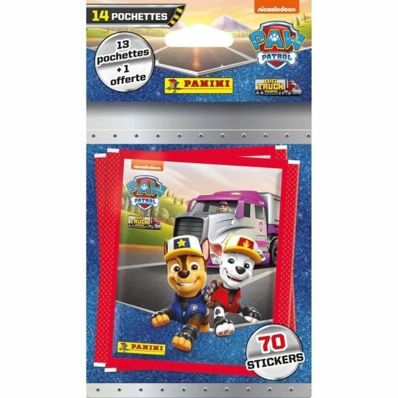 Panini|Pack de cromos Panini Paw Patrol 14 Sobrescritos Panini|Pack de cromos Panini Paw Patrol 14 Sobrescritos