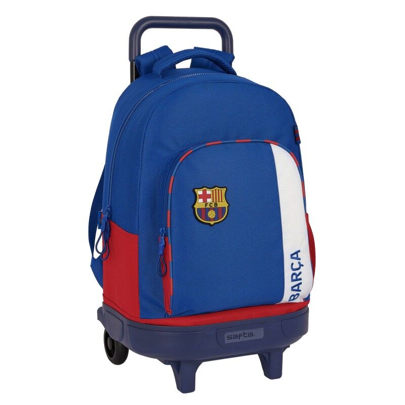 F.C. Barcelona|Mochila Escolar com Rodas F.C. Barcelona Azul Grená 33 X 45 X 22 cm F.C. Barcelona|Mochila Escolar com Rodas F.C. Barcelona Azul Grená 33 X 45 X 22 cm