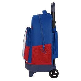 F.C. Barcelona|Mochila Escolar com Rodas F.C. Barcelona Azul Grená 33 X 45 X 22 cm