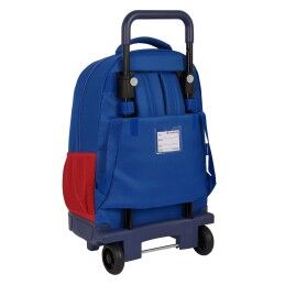 F.C. Barcelona|Mochila Escolar com Rodas F.C. Barcelona Azul Grená 33 X 45 X 22 cm