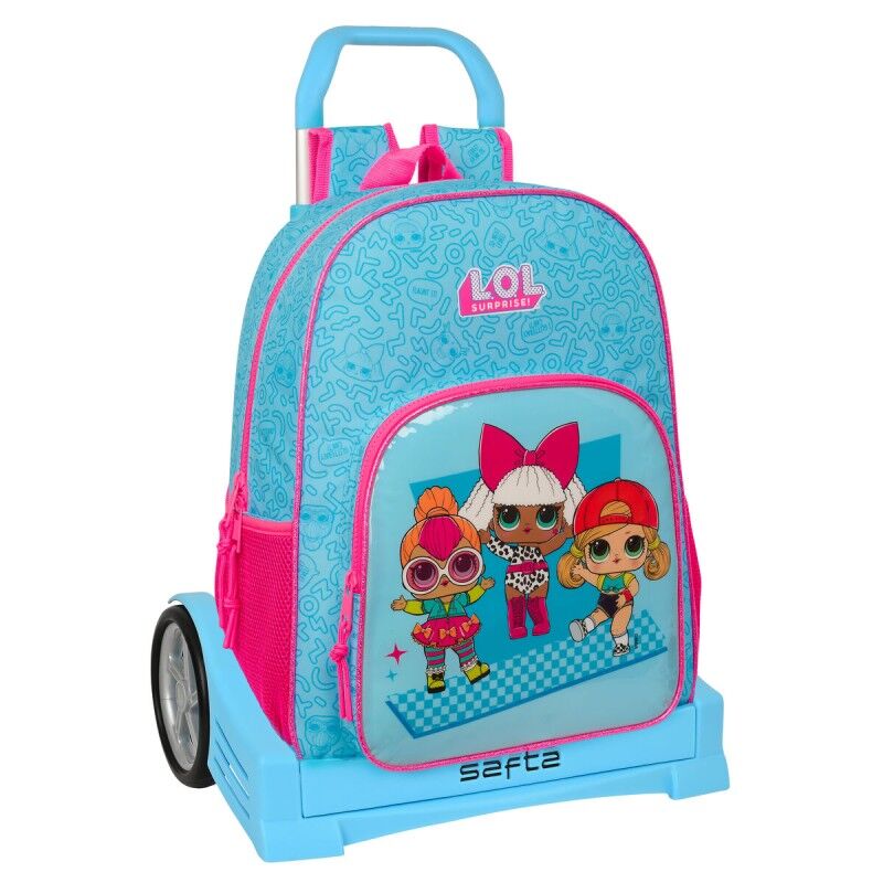 LOL Surprise!|Mochila Escolar com Rodas LOL Surprise! Divas Azul 33 x 42 x 14 cm