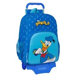 Mickey Mouse Clubhouse|Mochila Escolar com Rodas Mickey Mouse Clubhouse Only one Azul Marinho 33 x 42 x 14 cm