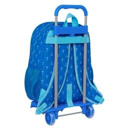 Donald|Mochila Escolar com Rodas Donald Azul 33 x 42 x 14 cm