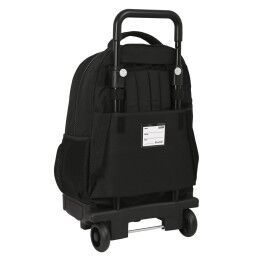 BlackFit8|Mochila Escolar com Rodas BlackFit8 Zone Preto 33 X 45 X 22 cm