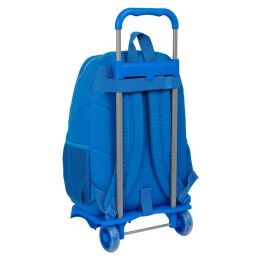 R. C. Deportivo de La Coruña|Mochila Escolar com Rodas R. C. Deportivo de La Coruña Azul 32 x 44 x 16 cm