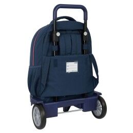 El Ganso|Mochila Escolar com Rodas El Ganso Classic Azul Marinho 33 X 45 X 22 cm