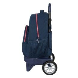 El Ganso|Mochila Escolar com Rodas El Ganso Classic Azul Marinho 33 X 45 X 22 cm