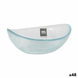 Home ESPRIT|Jogo de Bandejas Home ESPRIT Branco Natural Bambu Rotim 45 x 35 x 13 cm