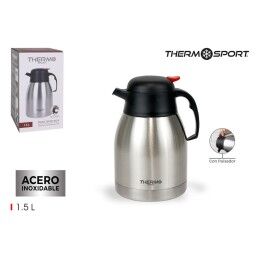 ThermoSport|Jarra Térmica ThermoSport Aço inoxidável 1,5 L Botão (6 Unidades)