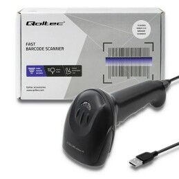 Qoltec|Leitor de códigos de barras Qoltec 50866