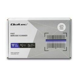 Qoltec|Leitor de códigos de barras Qoltec 50866