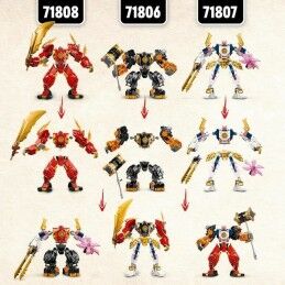 Lego|Playset Lego 71808 Kai Fire Elemental Mecca - ToyPro