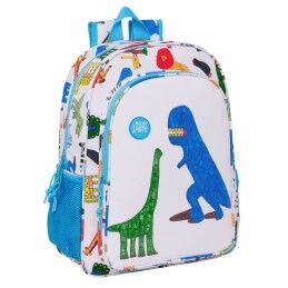 BlackFit8|Mochila Escolar com Rodas 905 BlackFit8 M313G Turquesa (32 x 42 x 15 cm)