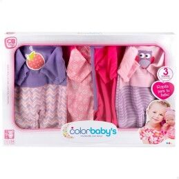 Colorbaby|Roupa para bonecas Colorbaby 3 Peças 6 Unidades