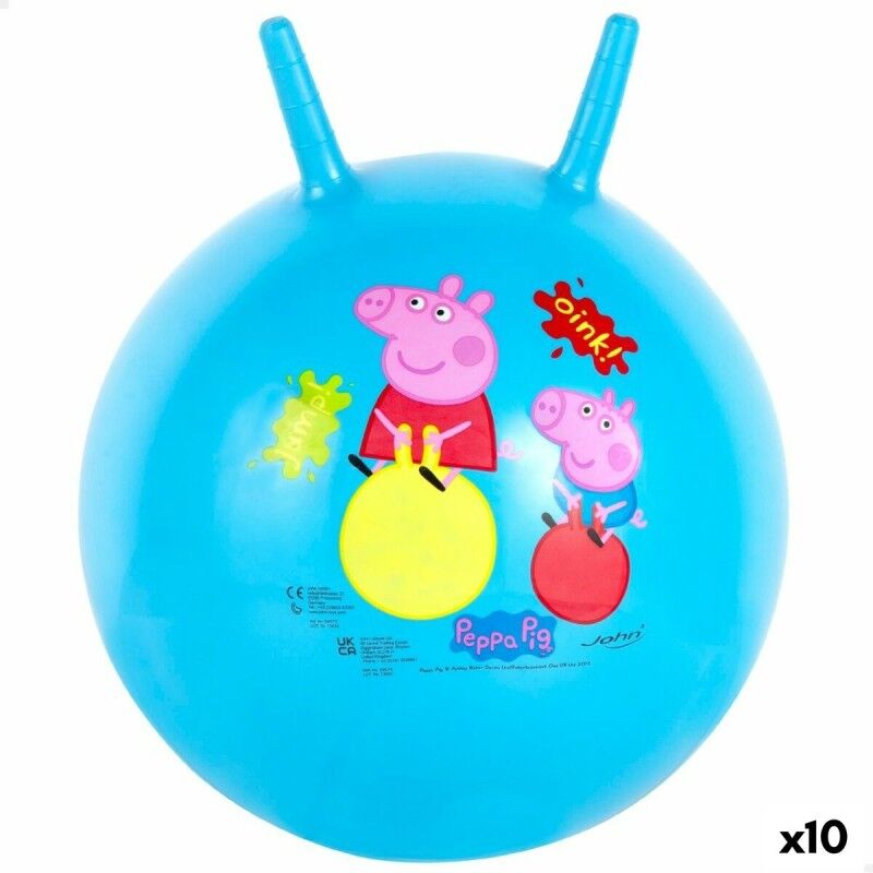 Peppa Pig|Bola Saltitante Peppa Pig Ø 45 cm Azul (10 Unidades) Peppa Pig|Bola Saltitante Peppa Pig Ø 45 cm Azul (10 Unidades)