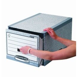 Fellowes|Gaveta de arquivo Fellowes Bankers Box Cinzento Cartão Reciclado (31 x 39 x 56,8 cm)