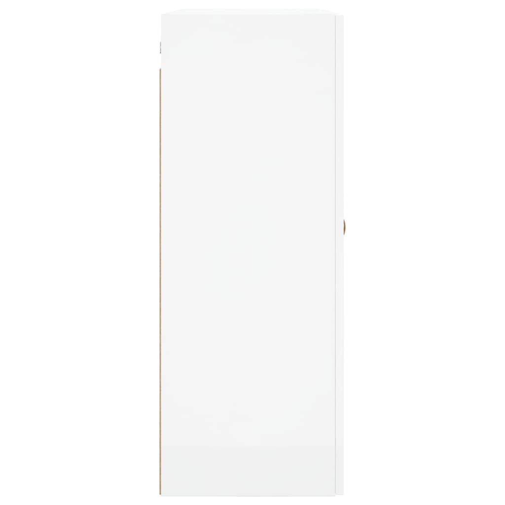 vidaXL Armários de parede 2 pcs 69,5x34x90 cm branco brilhante