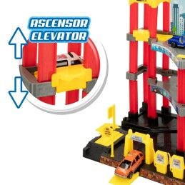 Speed & Go|Garagem Parking com Veículos Speed & Go 37 x 29 x 25 cm (4 Unidades)
