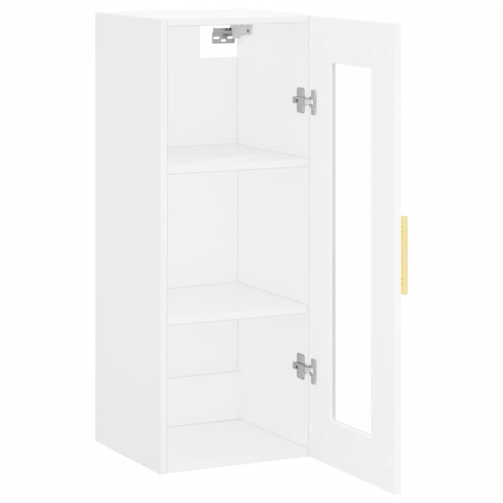 vidaXL Armário de parede 34,5x34x90 cm branco