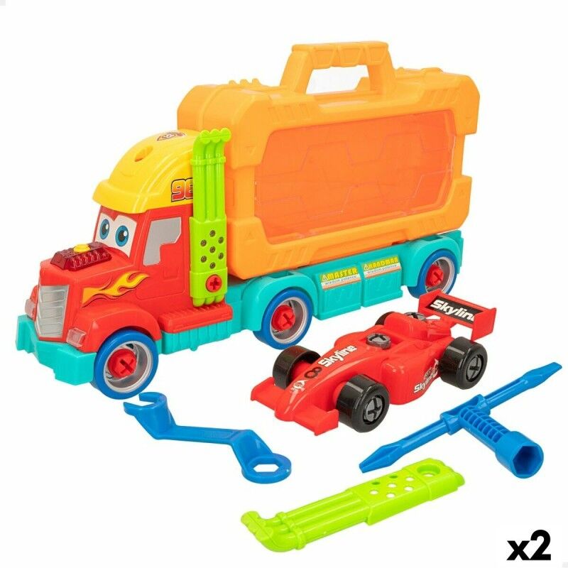 Colorbaby|Camião Porta-veículos Colorbaby 43 x 23,5 x 10,5 cm (2 Unidades) Colorbaby|Camião Porta-veículos Colorbaby 43 x 23,5 x 10,5 cm (2 Unidades)