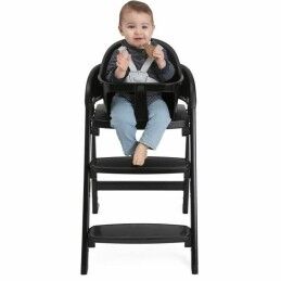 Chicco|Cadeira Alta Chicco Crescendo Lite cairo coal Preto Aço inoxidável
