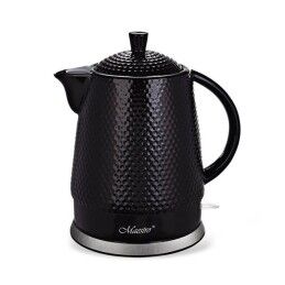 Feel Maestro|Chaleira Feel Maestro MR-069 Branco Preto Cerâmico 1500 W 1,5 L