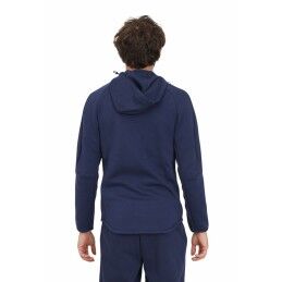 Puma|Polar com Capuz e Fecho Homem Puma Evostripe Full-Zip Azul Marinho