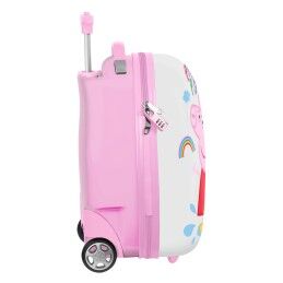 Peppa Pig|Trólei Peppa Pig peppa pig Infantil Cor de Rosa Menta 16'' 28 x 43 x 23 cm