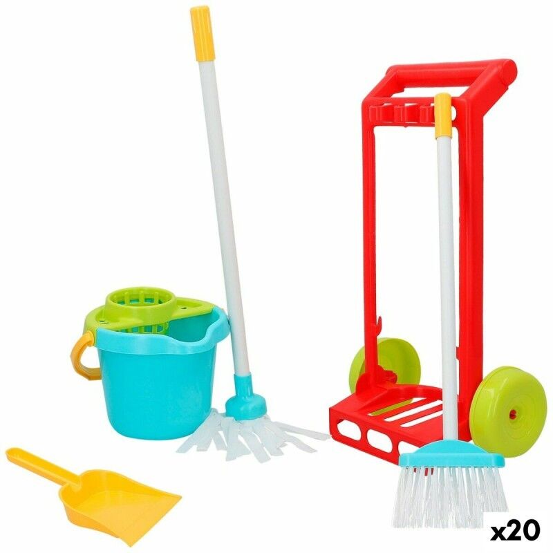 Colorbaby|Carrinho de Limpeza com Acessórios Colorbaby 5 Peças Brinquedo 24,5 x 43,5 x 15 cm (20 Unidades) Colorbaby|Carrinho de Limpeza com Acessórios Colorbaby 5 Peças Brinquedo 24,5 x 43,5 x 15 cm (20 Unidades)