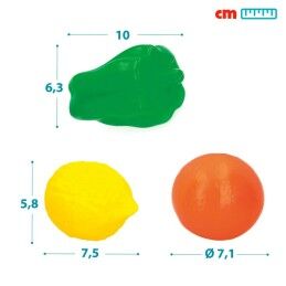 Colorbaby|Conjunto de Alimentos de Brincar Colorbaby 22 Peças (12 Unidades)