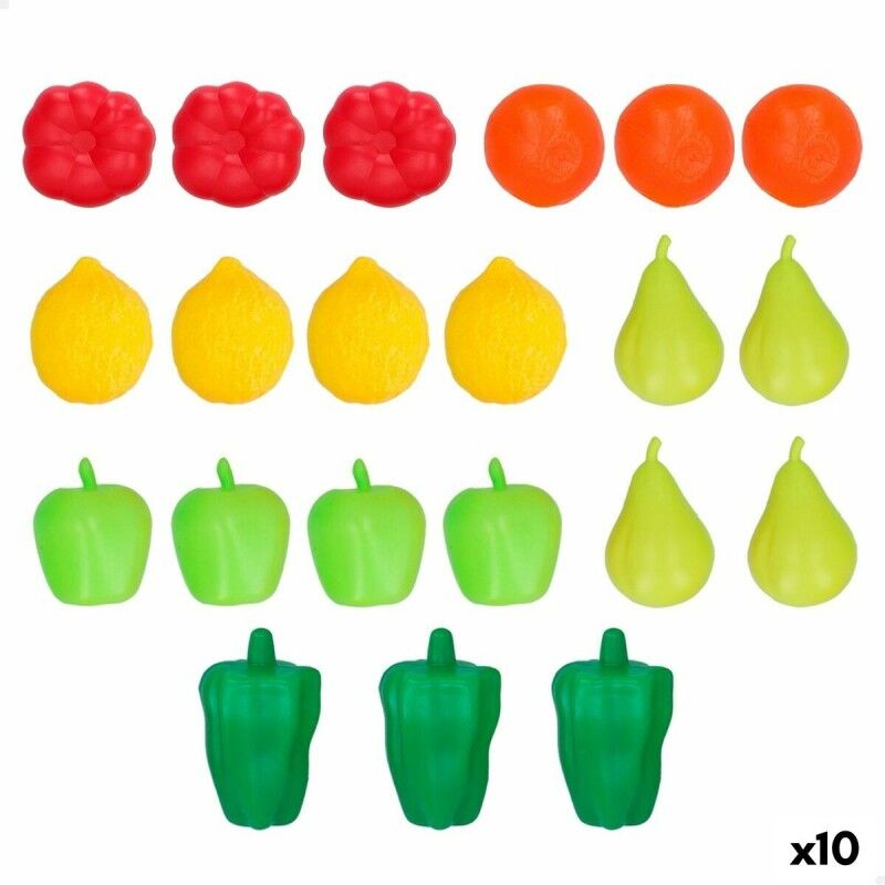 Colorbaby|Conjunto de Alimentos de Brincar Colorbaby 21 Peças (10 Unidades) Colorbaby|Conjunto de Alimentos de Brincar Colorbaby 21 Peças (10 Unidades)
