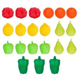 Colorbaby|Conjunto de Alimentos de Brincar Colorbaby 21 Peças (10 Unidades)