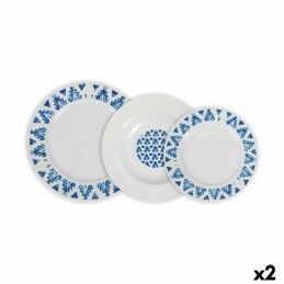 Quid|Tigela Quid Select Filo Branco Preto Plástico 14 x 3 cm (12 Unidades)