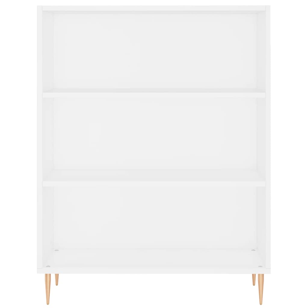 vidaXL Armário alto 69,5x32,5x180 cm derivados de madeira branco