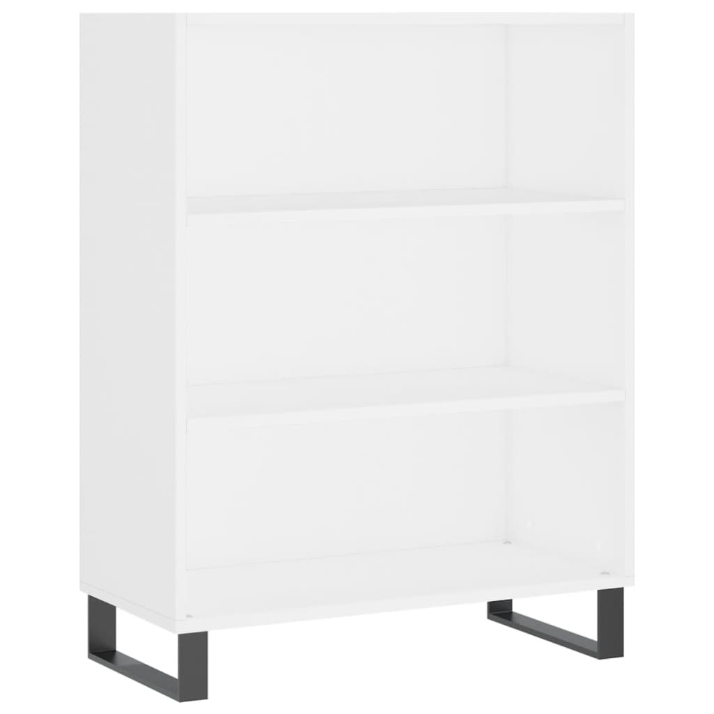 vidaXL Armário alto 69,5x32,5x180 cm derivados de madeira branco