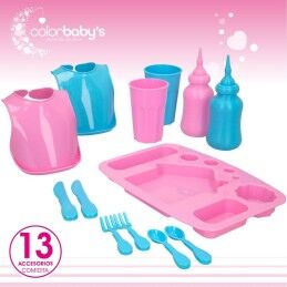 Colorbaby|Acessórios para Bonecas Colorbaby Boneco Bebé 20 Peças 39 x 9,5 x 21,5 cm 6 Unidades