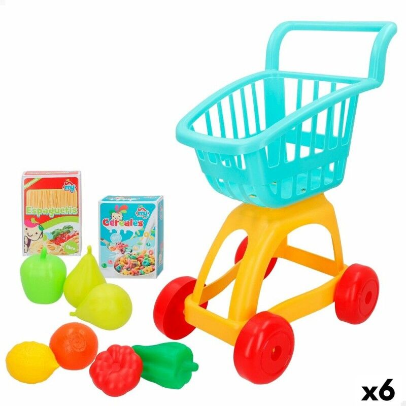 Colorbaby|Carro de Compras Colorbaby My Home Brinquedo 10 Peças 34 x 54 x 29 cm 6 Unidades Colorbaby|Carro de Compras Colorbaby My Home Brinquedo 10 Peças 34 x 54 x 29 cm 6 Unidades