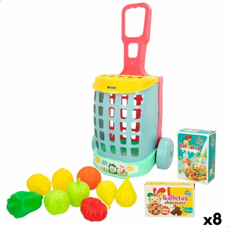 Colorbaby|Carro de Compras Colorbaby My Home Brinquedo 12 Peças 15 x 10 x 6 cm 8 Unidades Colorbaby|Carro de Compras Colorbaby My Home Brinquedo 12 Peças 15 x 10 x 6 cm 8 Unidades