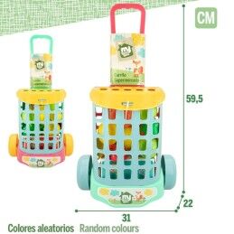 Colorbaby|Carro de Compras Colorbaby My Home Brinquedo 12 Peças 15 x 10 x 6 cm 8 Unidades
