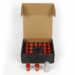 OMP|Set Porcas OMP 7075 40 mm M14 x 1,50 20 uds Laranja