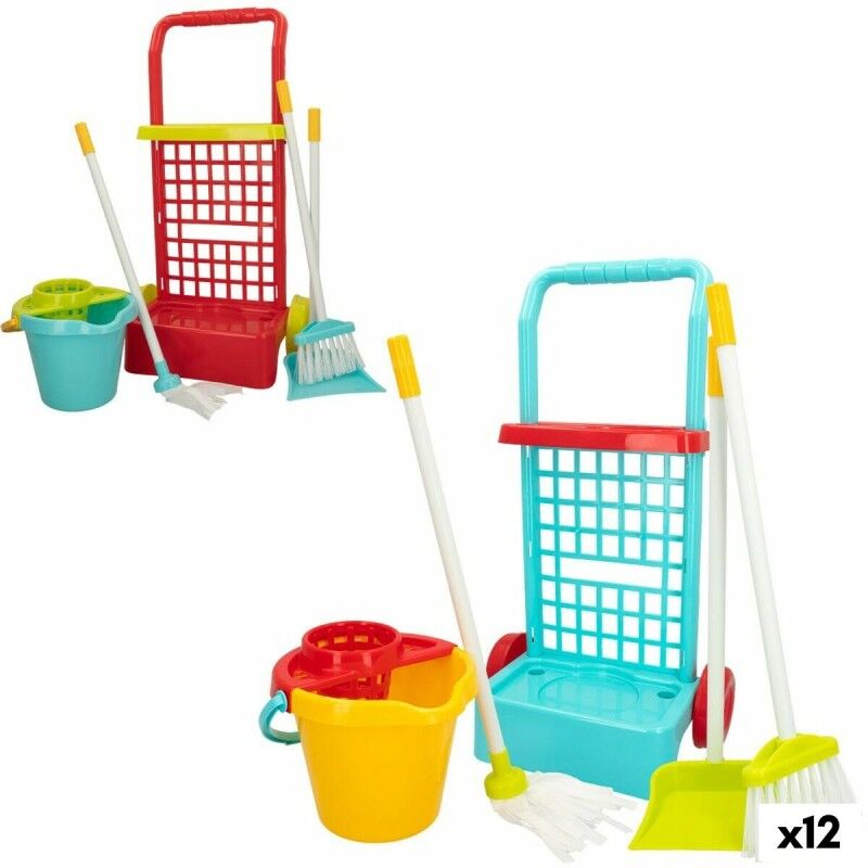Colorbaby|Carrinho de Limpeza com Acessórios Colorbaby Brinquedo 5 Peças 30,5 x 55,5 x 19,5 cm (12 Unidades) Colorbaby|Carrinho de Limpeza com Acessórios Colorbaby Brinquedo 5 Peças 30,5 x 55,5 x 19,5 cm (12 Unidades)