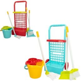 Colorbaby|Carrinho de Limpeza com Acessórios Colorbaby Brinquedo 5 Peças 30,5 x 55,5 x 19,5 cm (12 Unidades)