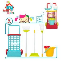 Colorbaby|Carrinho de Limpeza com Acessórios Colorbaby Brinquedo 5 Peças 30,5 x 55,5 x 19,5 cm (12 Unidades)