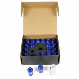 OMP|Set Porcas OMP 7075 40 mm M14 x 1,50 20 uds Azul