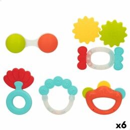 Colorbaby|Conjunto de chocalhos Colorbaby 6 Peças 12,5 x 1,5 x 6,5 cm (6 Unidades)