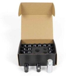 OMP|Set Porcas OMP 7075 40 mm M14 x 1,50 20 uds Preto