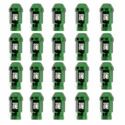 OMP|Set Porcas OMP 7075 40 mm M12 x 1,50 20 uds Verde