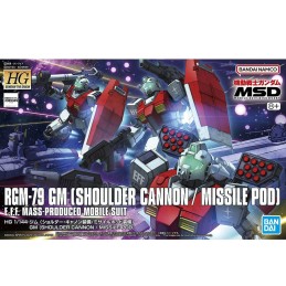 Figuras de Ação Bandai RGM-79 GM