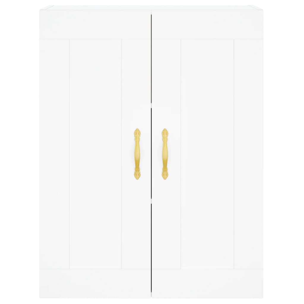 vidaXL Armário alto 69,5x34x180 cm derivados de madeira branco