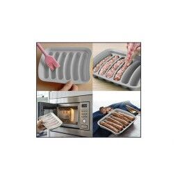 Quttin|Molde de salsicha Quttin Microondas Silicone 17 X 18 cm (24 Unidades)